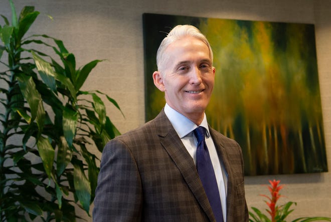 Former U.S. Congressman Trey Gowdy will be working at Nelson, Mullins, Riley and Scarborough in Greenville. Photo taken Thursday, Jan. 3, 2019.