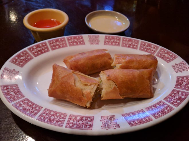 Vegetable spring rolls at Shandong Noodle House in Vero Beach.