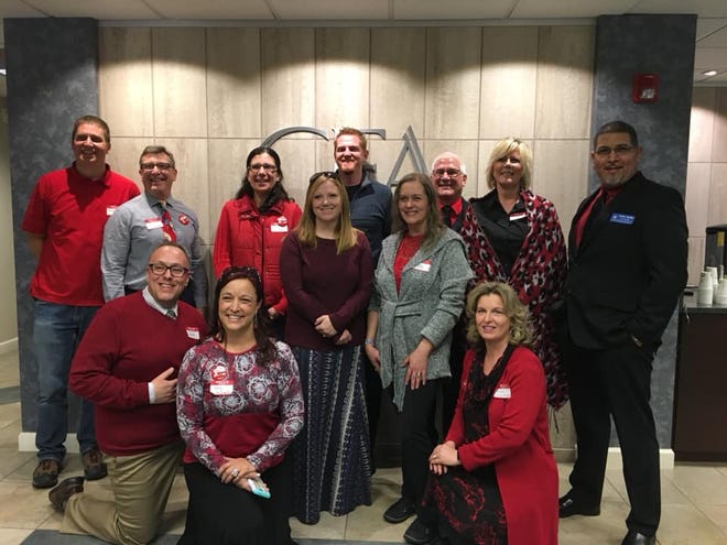 Poudre Education Association members made the trek down to the Capitol Friday for Inauguration Day. They hoped to remind lawmakers of the importance of education issues in 2019.