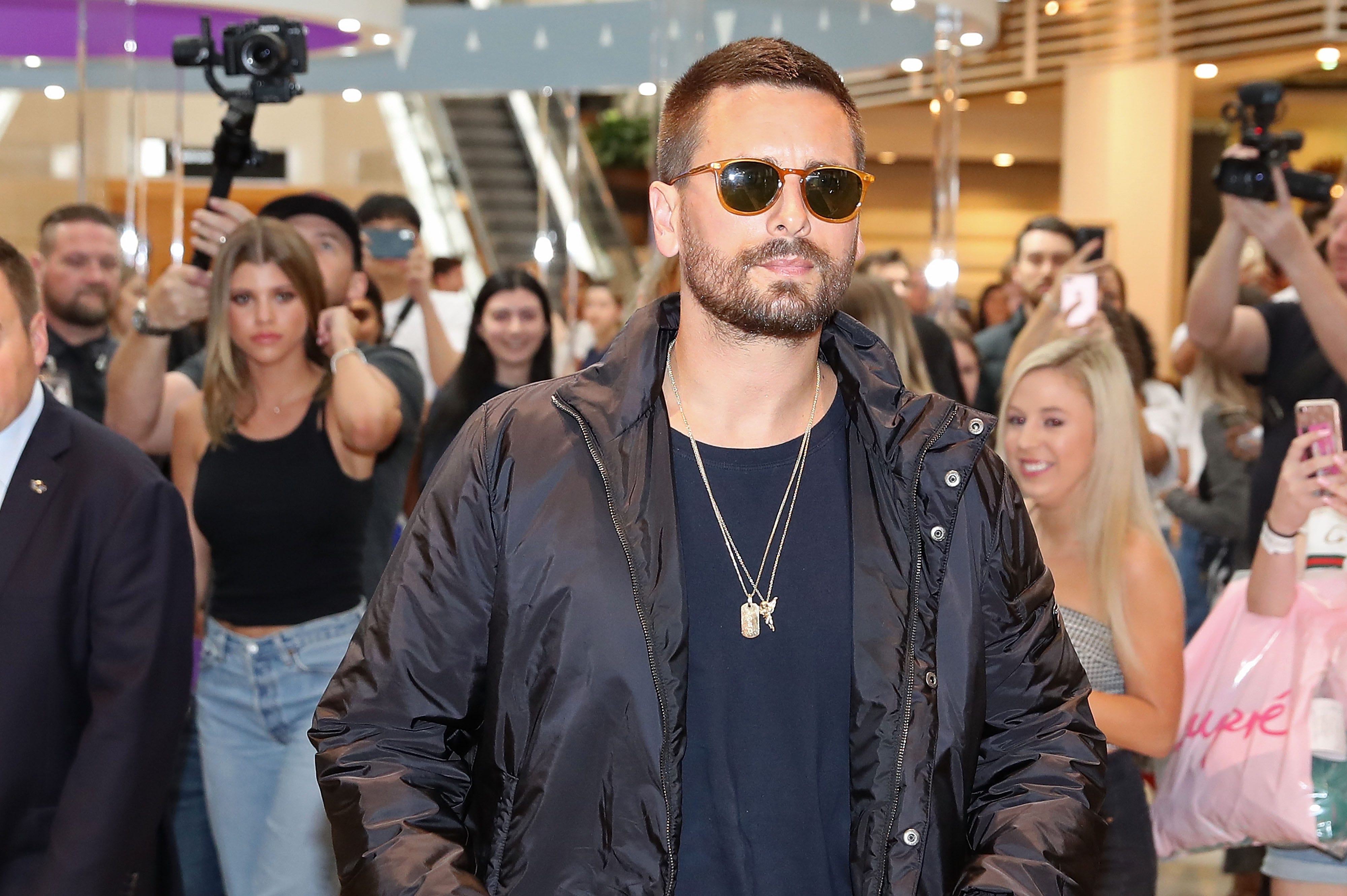 Scott Disick Slammed For Posting Photo Of Penelope Stretching Eyelids