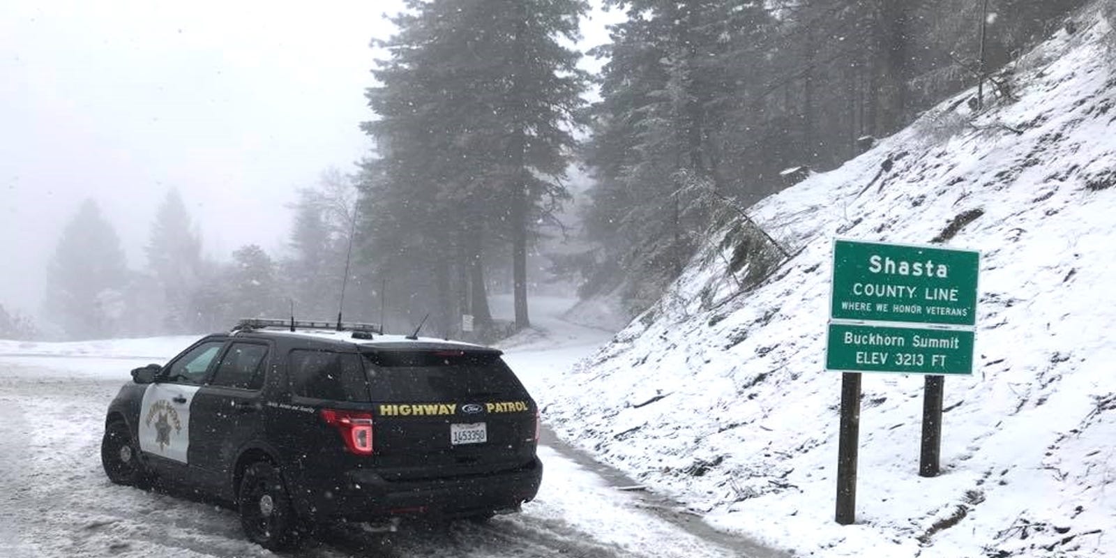 Winter storm dropping snow in higher elevations; some chains required