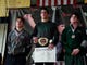 Tommy Chiellini of Pascack Valley, center, poses with the belt after winning his 182-pound final during the Sam Cali Battle for the Belt on Sunday, Jan. 6, 2019, in West Orange.
