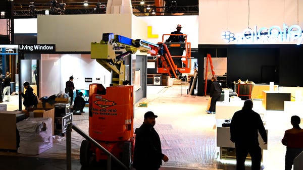 The Las Vegas Convention South Hall was a buzz of...