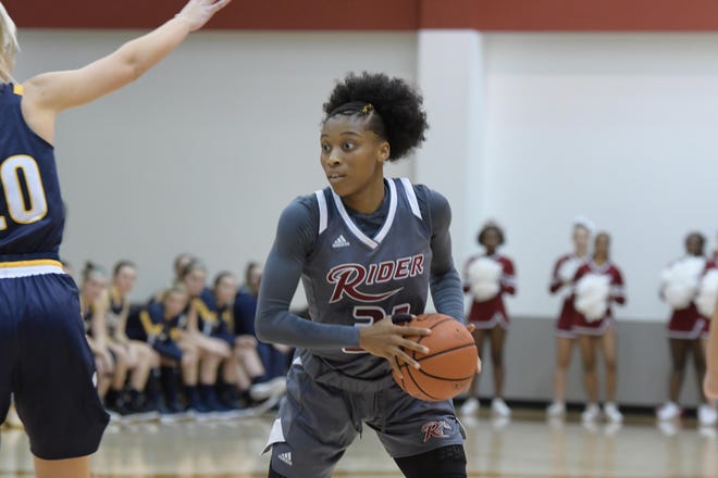 Former Dallastown High School standout Amari Johnson is averaging 9.8 points and a team-best 6.1 rebounds per game this season for Rider University, an NCAA Division I program in Lawrenceville, New Jersey.