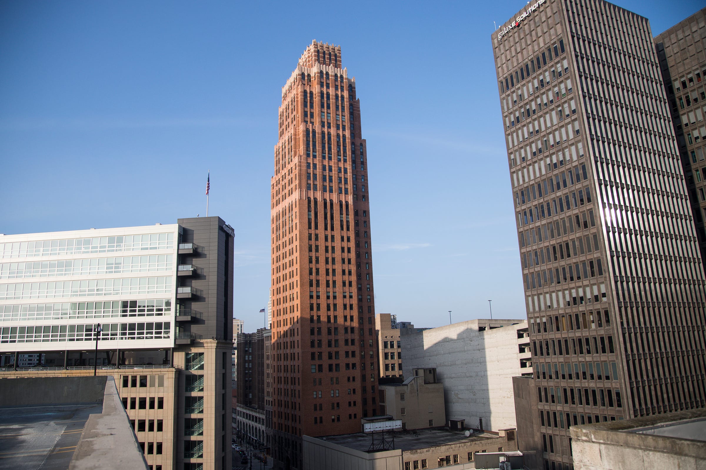 David Stott Building in downtown Detroit, Wednesday, October 3, 2018.