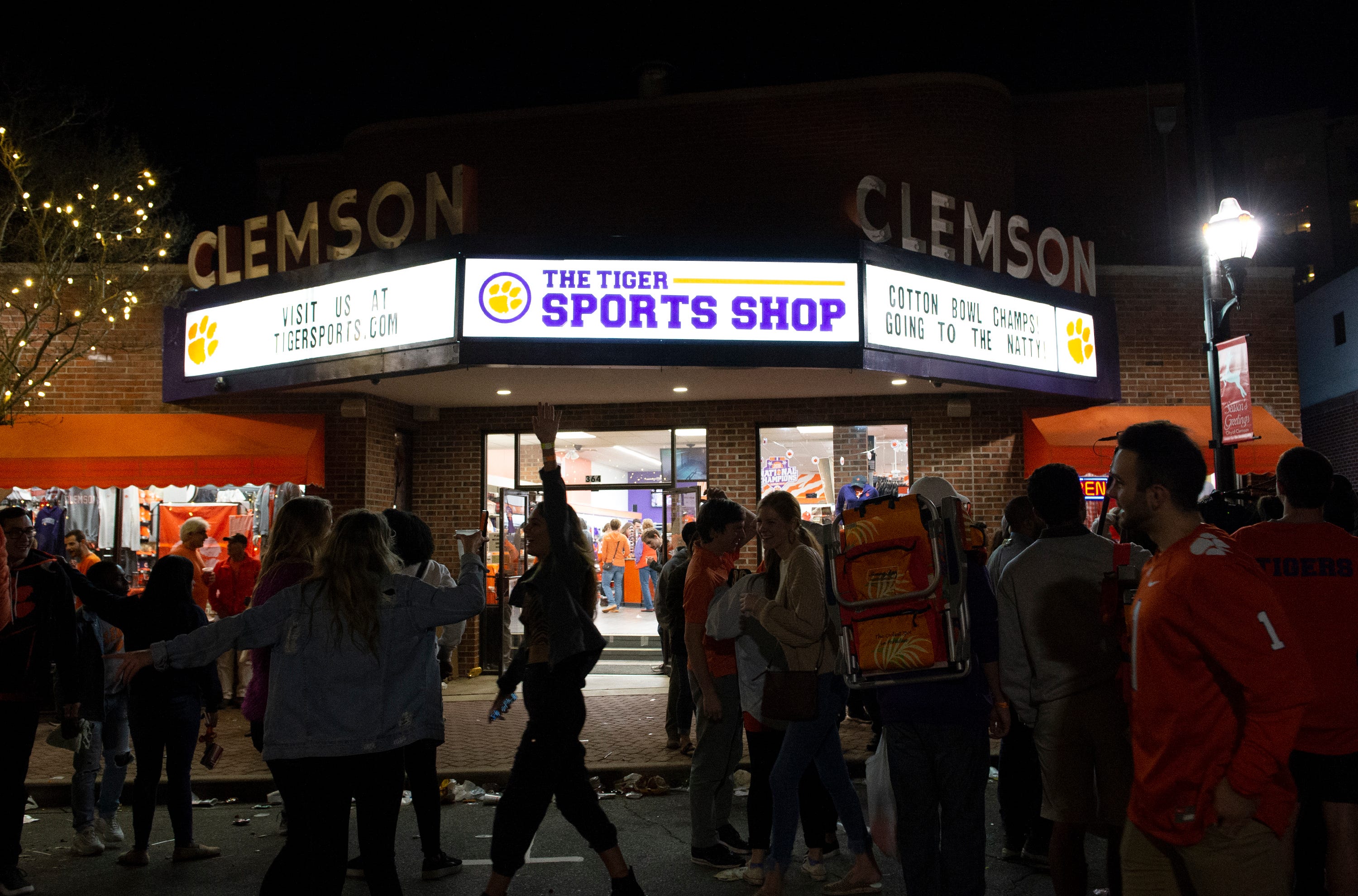 Bars in downtown Clemson offer the Angel Shot