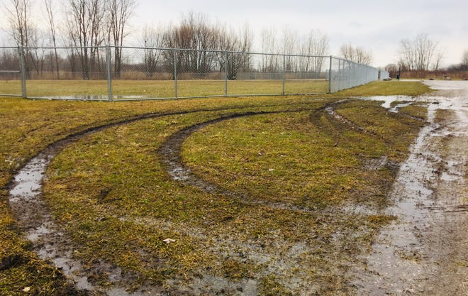 Property around Fort Gratiot’s dog park was torn up by a driver over the weekend, but officials said a local resident’s tip may help catch whoever did it.