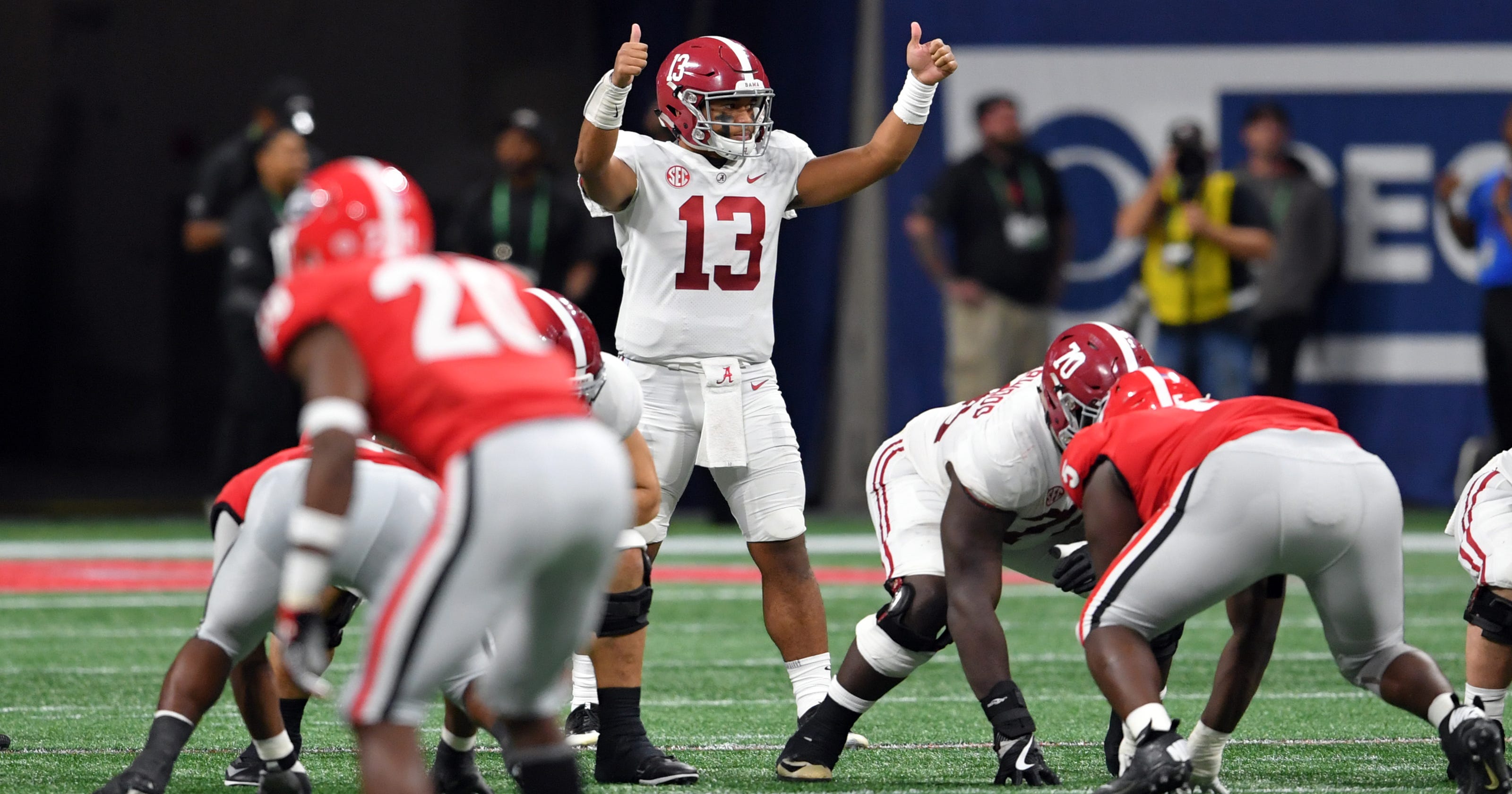 2019 College Football Top 25 Alabama Clemson Atop Rankings