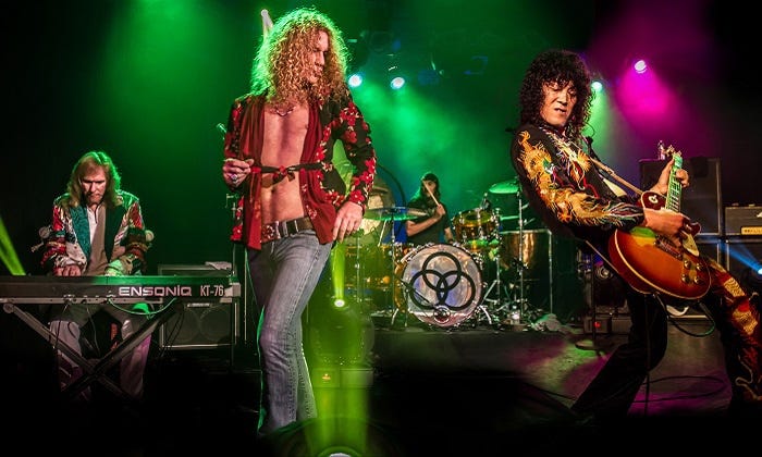 Led Zeppelin tribute band at Visalia Fox Theatre