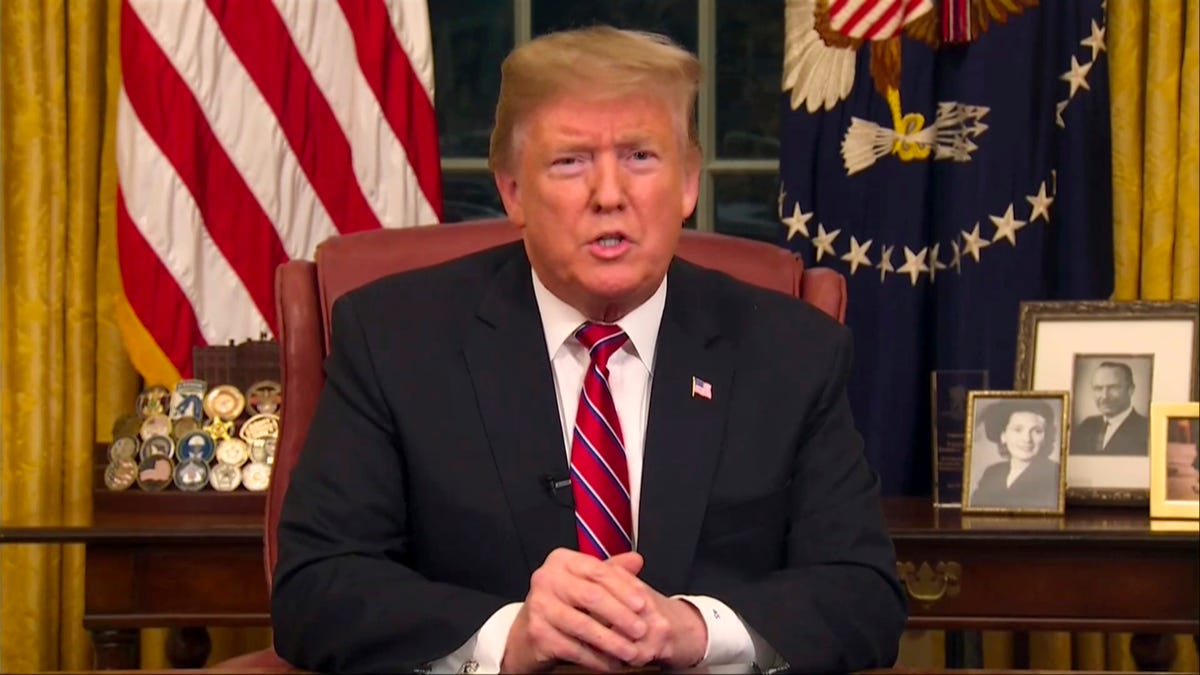 President Donald Trump on Jan. 8, 2019.