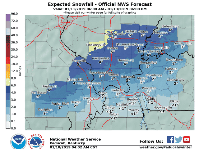 Forecasts Calling For Possible Snow Accumulation In Tri State This