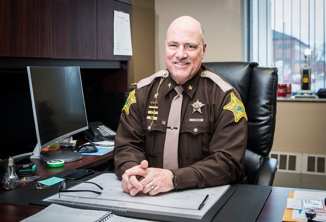 Sheriff Tony Skinner at the Delaware County Justice Center Thursday, Jan. 10, 2019. 