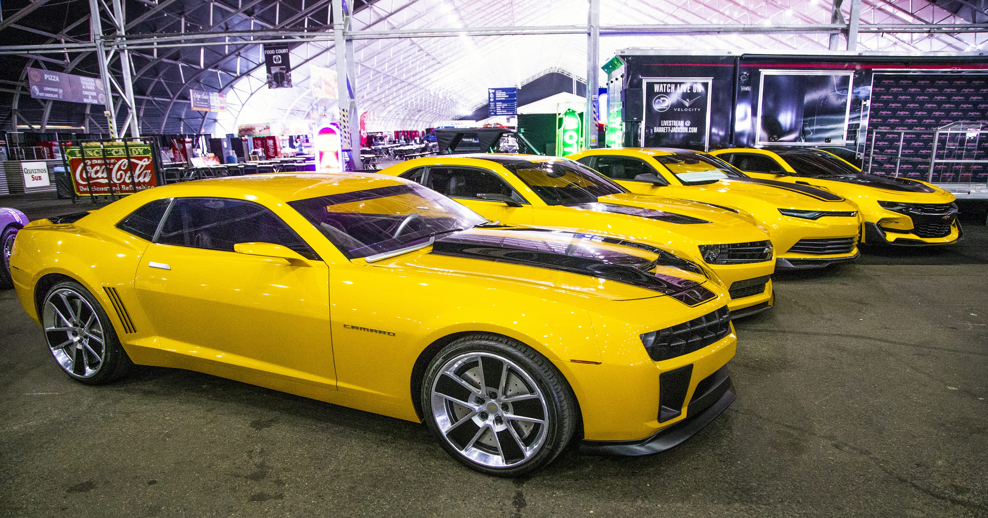 Barrett Jackson Bumblebee Camaros From Transformers Sell For 500 000