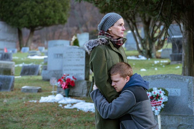 Julia Roberts and Lucas Hedges star in "Ben Is Back." The movie is playing at R/C Hanover Movies.
