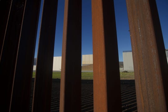 Designers built prototypes of a wall on the U.S.-Mexican border.