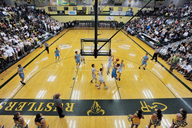 It was a full house at CMR last week as the C.M. Russell High Rustlers took on the Great Falls High Bison in a crosstown boys' basketball game.