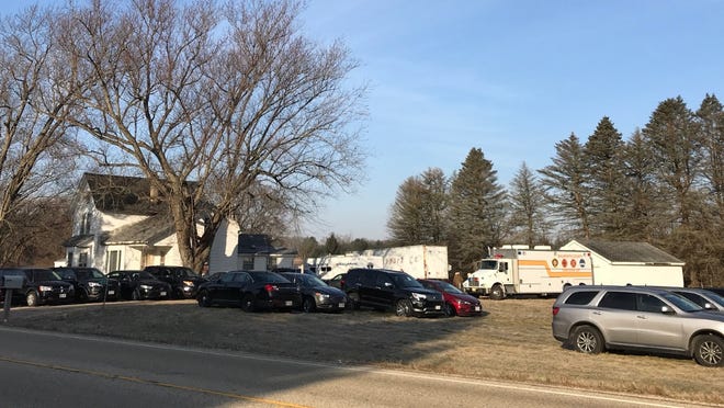 Franklin Police and other law enforcement agencies have established a crime scene near Woodview Court and Highway J in East Troy, just north of Lake Beulah. There were at least 18 unmarked cars parked on the property, along with mobile command units from Franklin Police Department and Walworth County Sheriff’s Department on Friday, Jan. 11 .