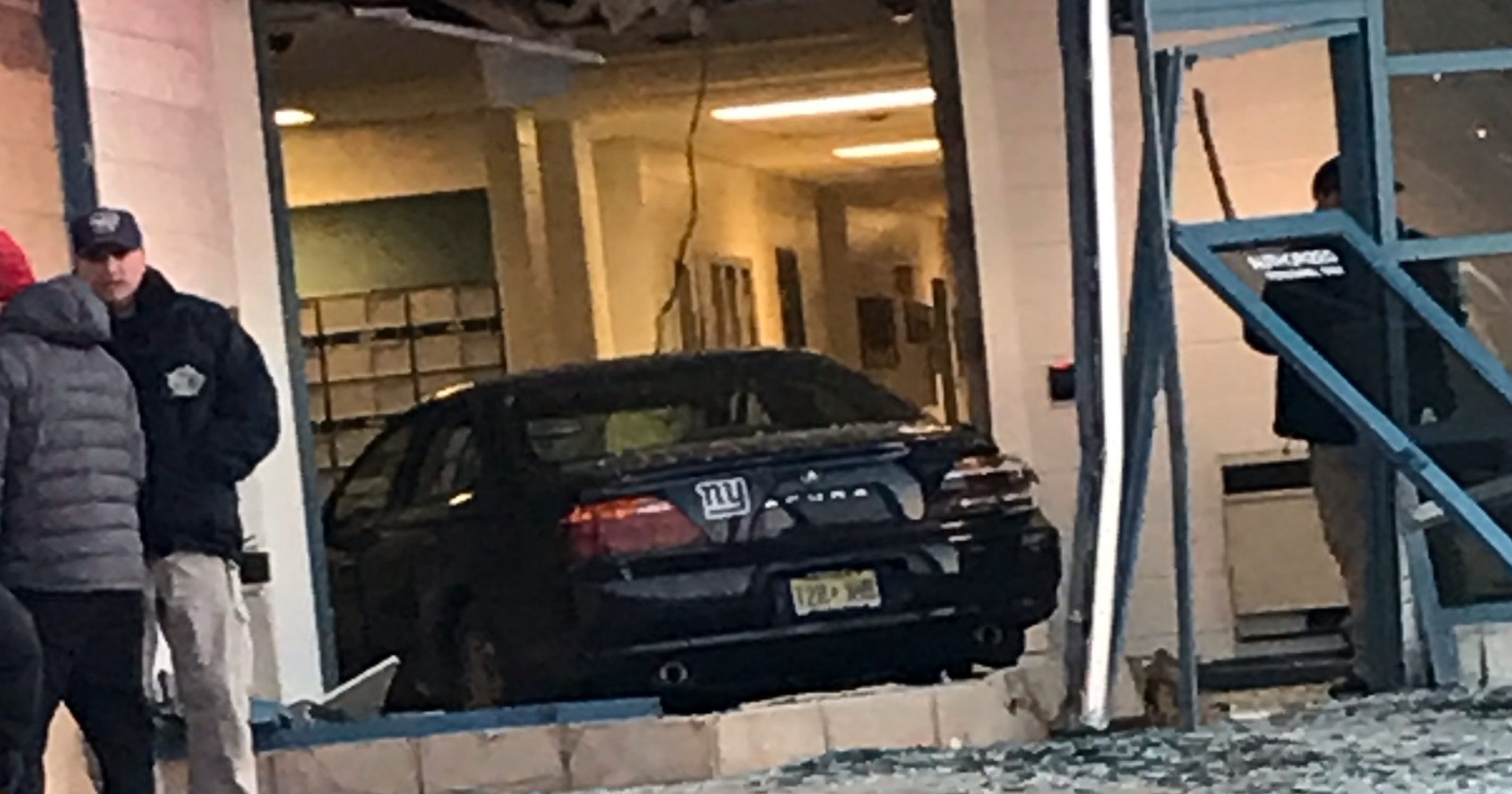 Car crashes into Bergen County Jail administrative building