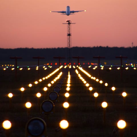 Pilots know how to read lights on runways, air...