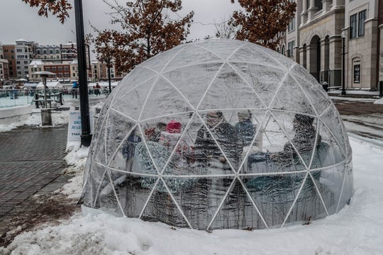 heated igloo for backyard