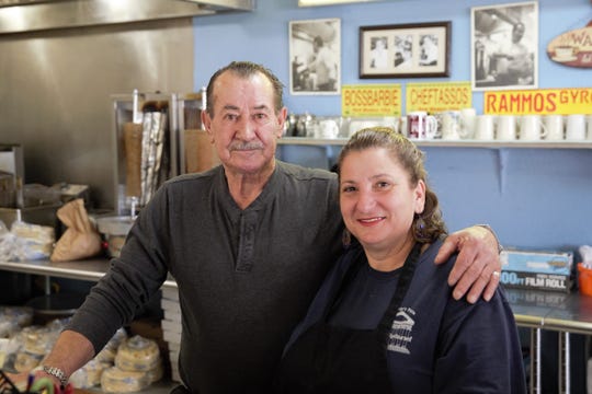 Anastasios and Barbara Rammos have kept Tiffany's Pizza and Greek Cuisine open for 22 years in Las Cruces. Seen at the restaurant on January 9, 2019.