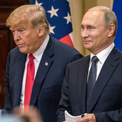 President Donald Trump and Russian President...
