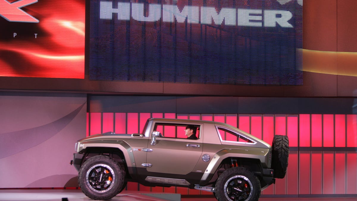 GM introduced the new Hummer HX concept at the North American International Auto Show, Sunday, January 13, 2008 at Cobo Hall in Detroit.