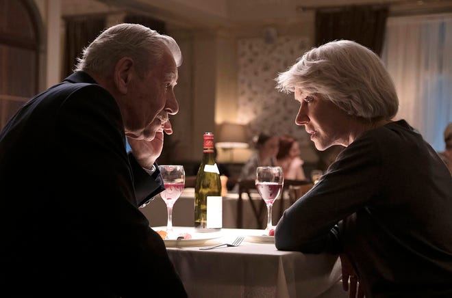 Aging con man Roy (Ian McKellen) woos well-off widow Betty (Helen Mirren) in the thriller "The Good Liar."