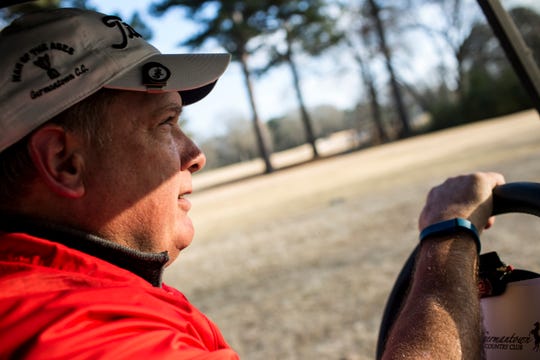 January 15 2019 - Chuck Kantor drives a golf cart around the Germantown Country Club. The Germantown Country Club is closing next month, but a group of members are trying to get together the money needed to purchase the club and keep it open as a golf club.