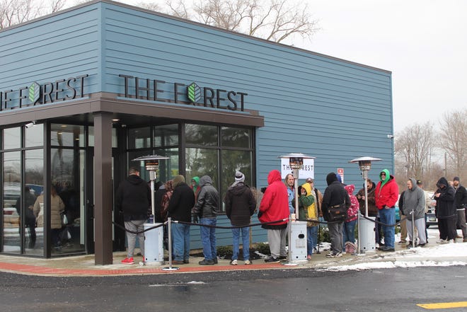 The Forest Sandusky opened its medical marijuana dispensary Wednesday in Sandusky. It was one of four dispensaries in Ohio to open its doors and sell medical marijuana to patients.