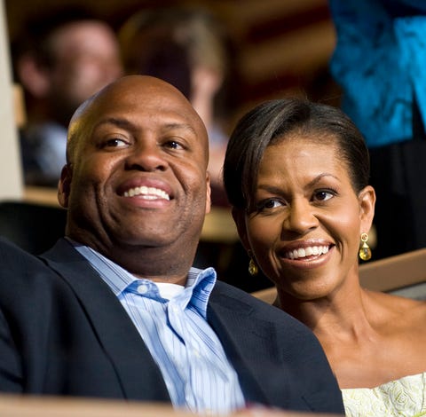 Michelle Obama and her brother Craig Robinson atte