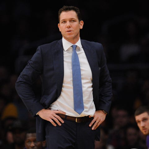 The Lakers are 24-21 under coach Luke Walton this...