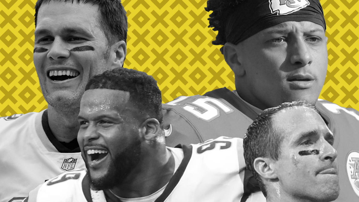 Tom Brady, Patrick Mahomes (15), Drew Brees (9) and Aaron Donald (99) should all have a lot to say about who moves on to Super Bowl LIII.