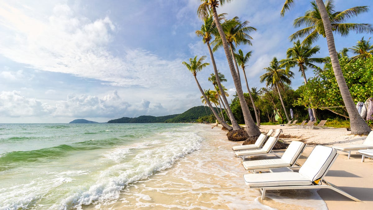 Phu Quoc Island, Vietnam  Accessible via a short and inexpensive flight from Ho Chi Minh City (Saigon), Phu Quoc is a picturesque island paradise. While getting to Southeast Asia isn't 