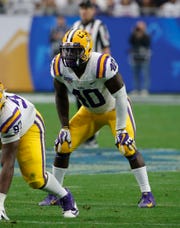 ESPN NFL draft analyst Mel Kiper Jr. has the Lions selecting LSU linebacker Devin White in the first round in his first mock draft.