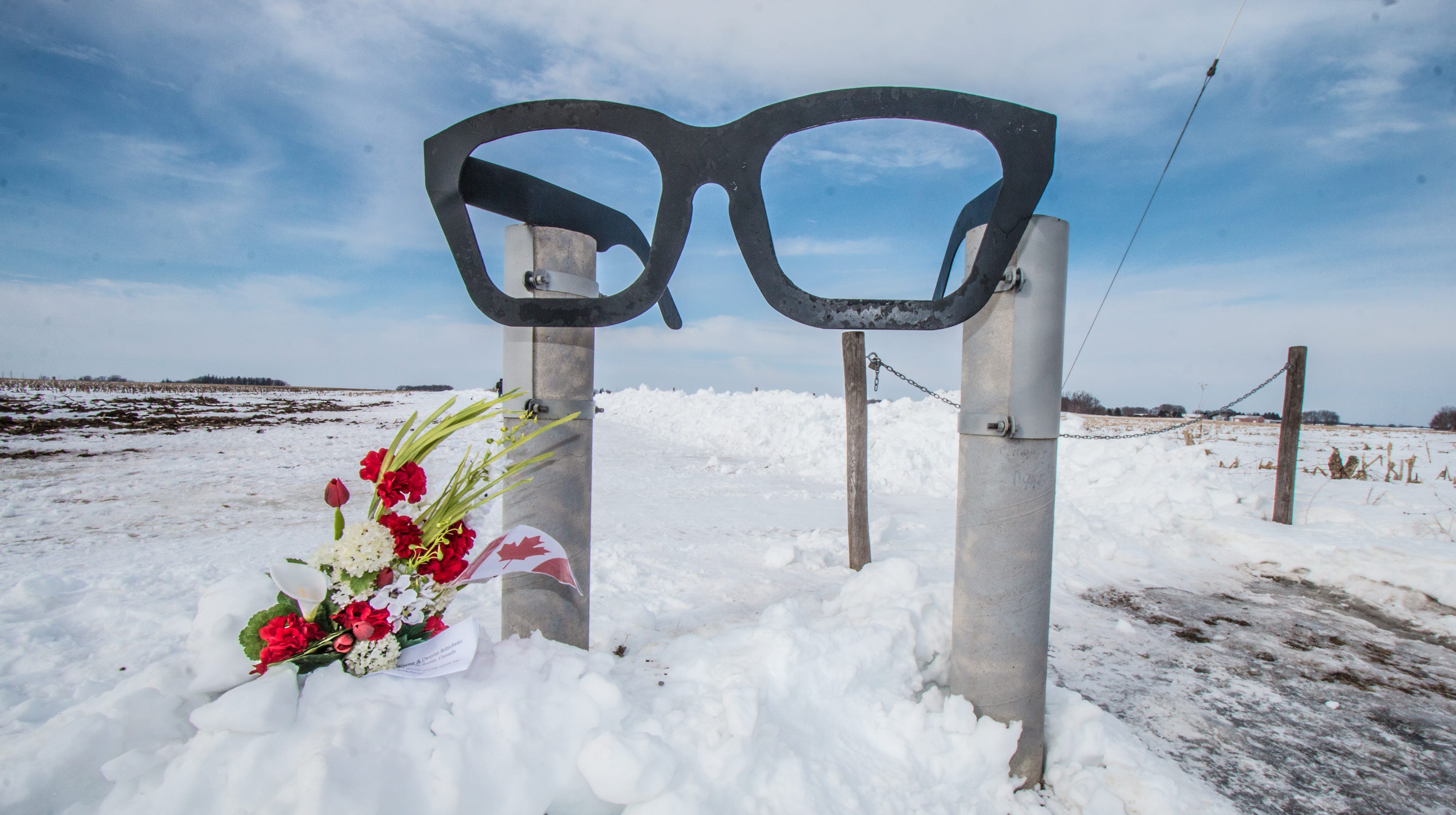 Music fans make pilgrimage to Buddy Holly plane crash site in Iowa