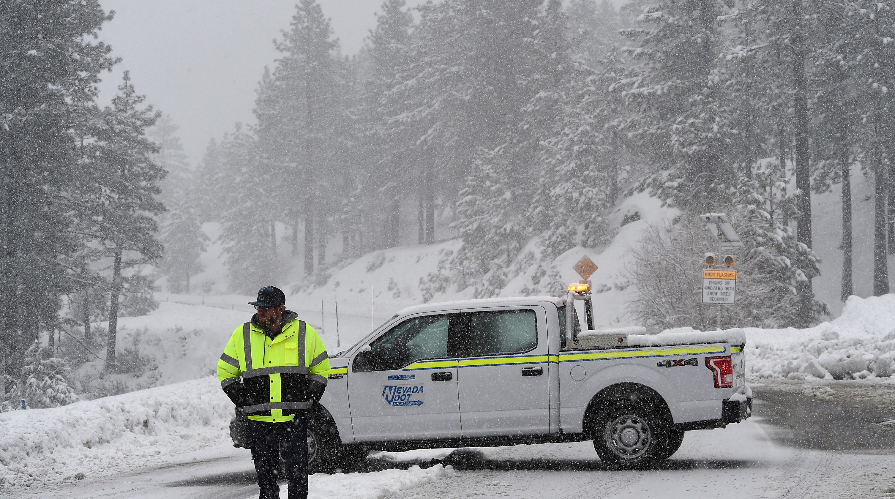 WINTER WEATHER Storm forces closure on Mt. Rose Highway
