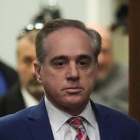 Then-Veterans Affairs secretary David Shulkin appe