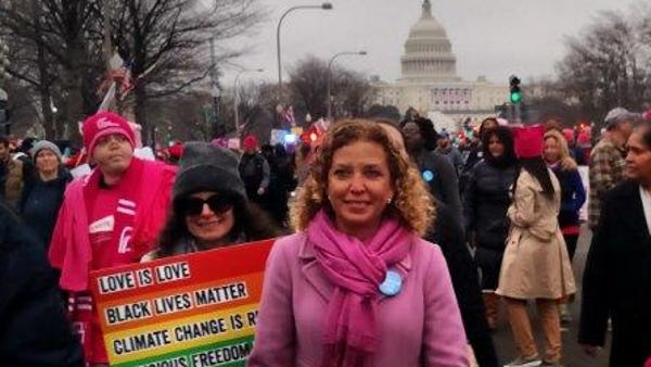 Rep. Debbie Wasserman Schultz in the Washington...