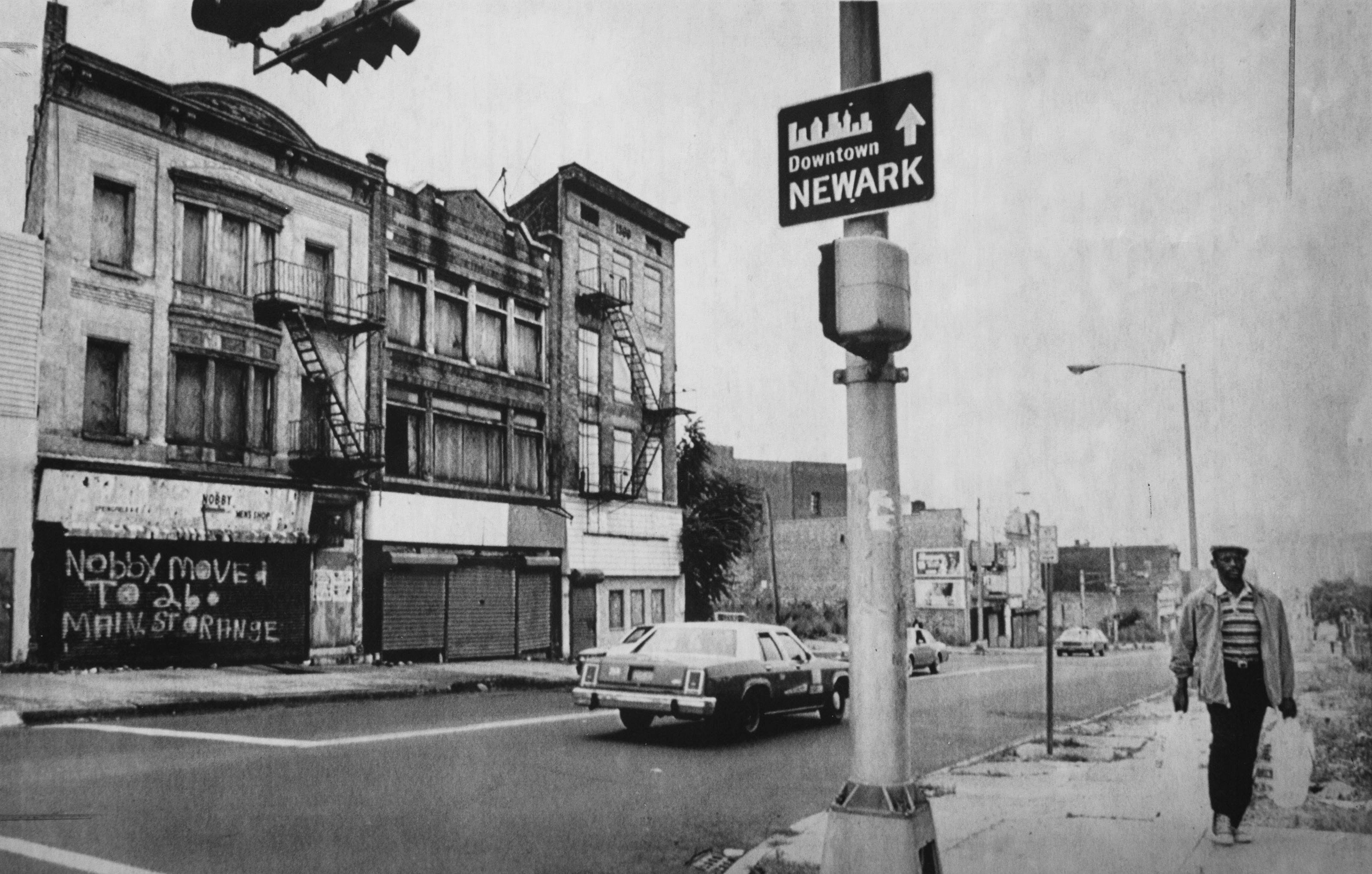 Springwood Avenue in Newark shown in 1986. Scene of the 1967 riots, the neighborhood was in dire condition when crack hit in the late 1980s.