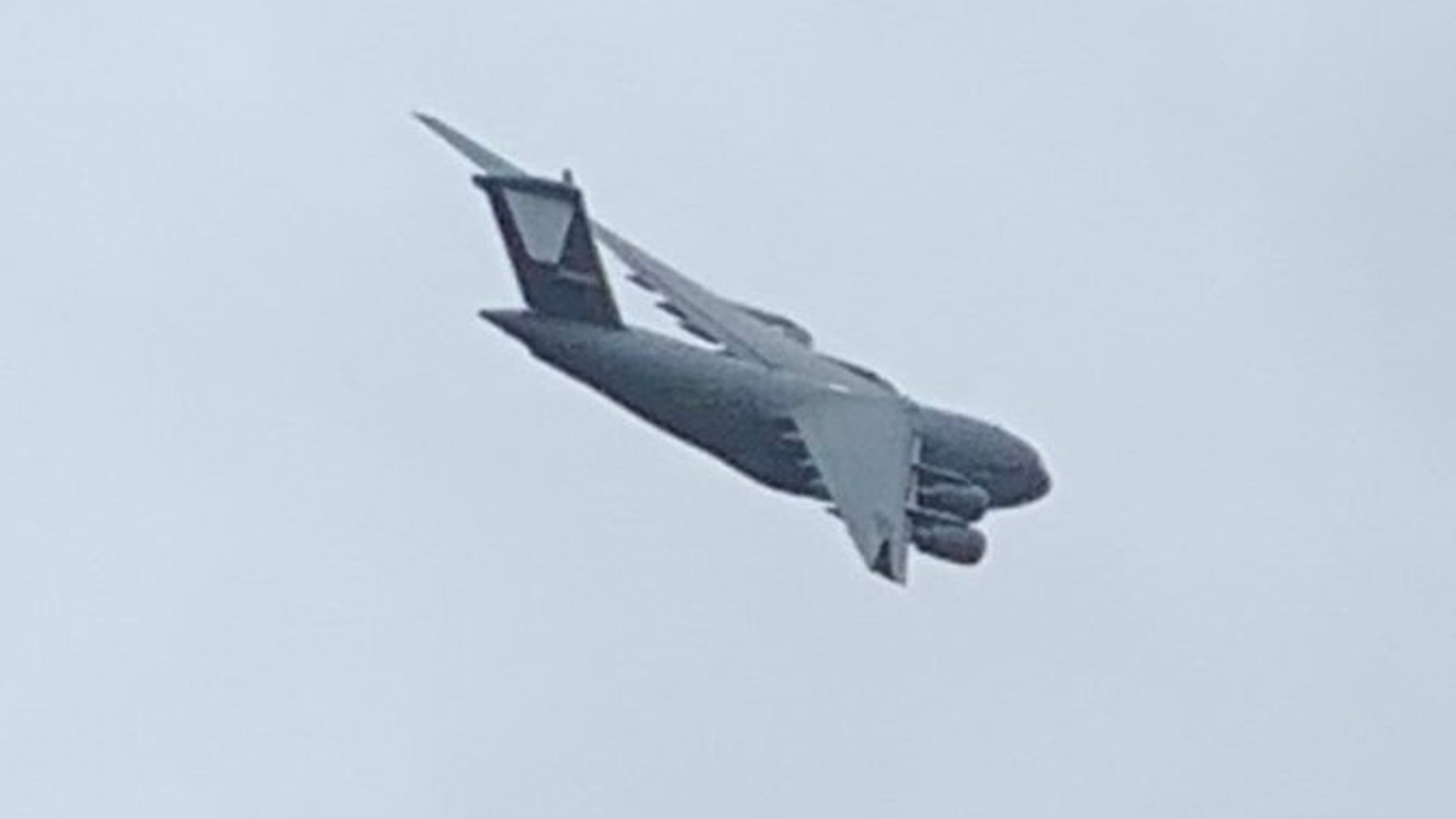 Here's why a crazy-low military plane flew over Nashville