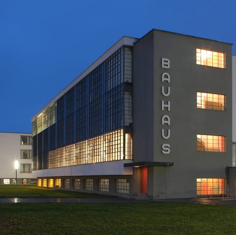 This is the building that housed the Bauhaus art...