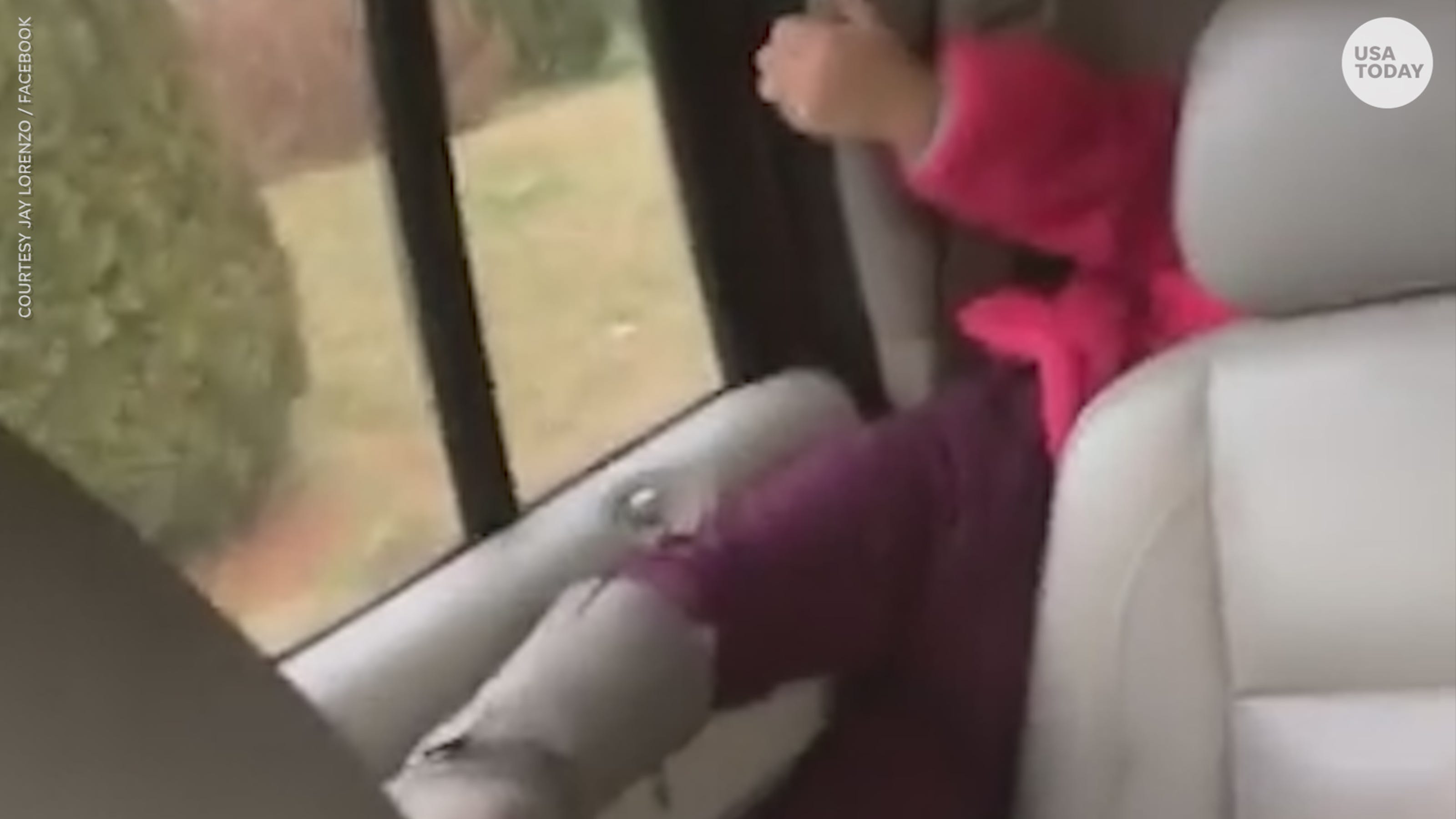 Lesson learned Always stay in your car seat