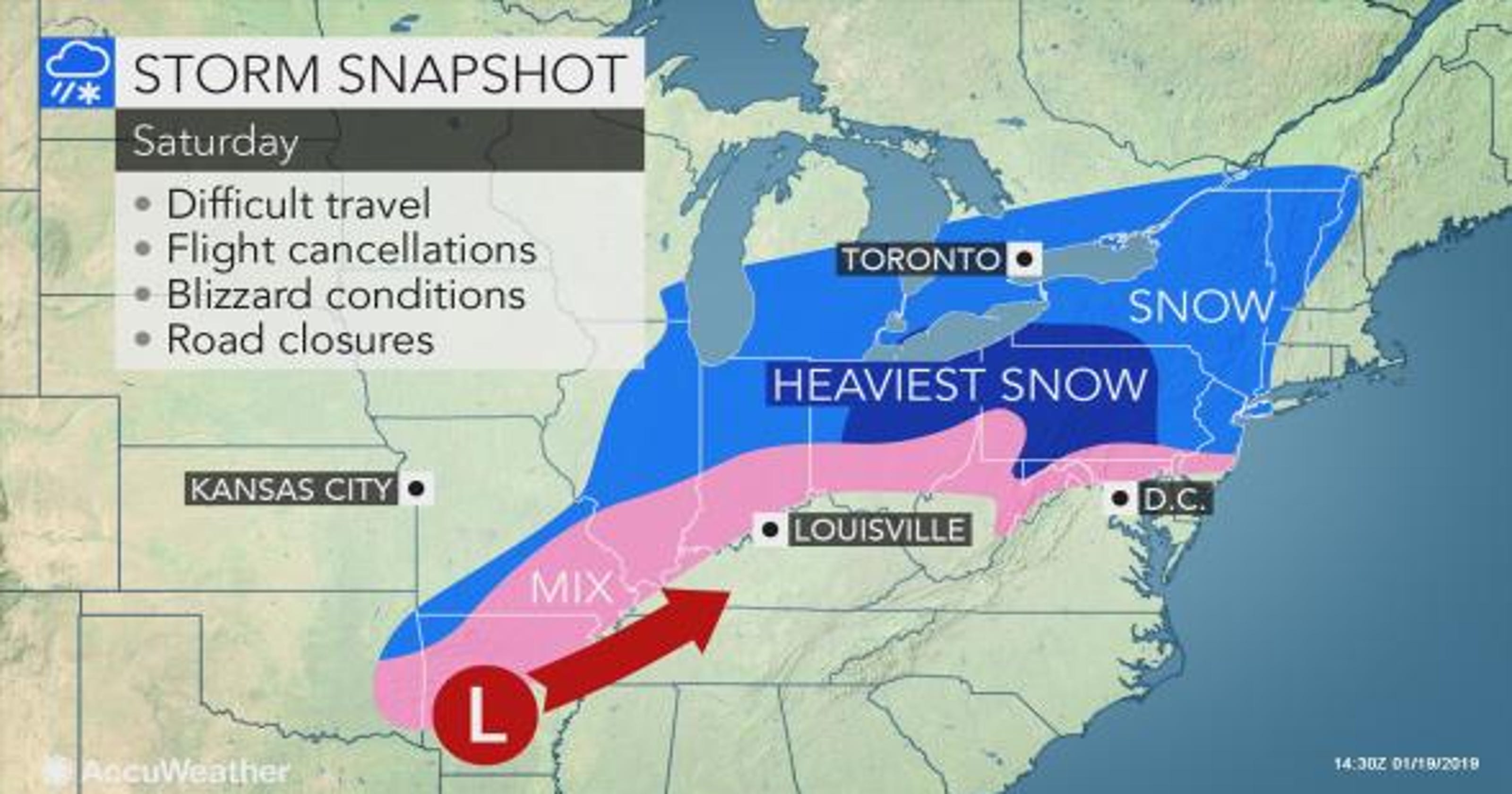 Winter storm in New York to drop over a foot of snow, arctic freeze