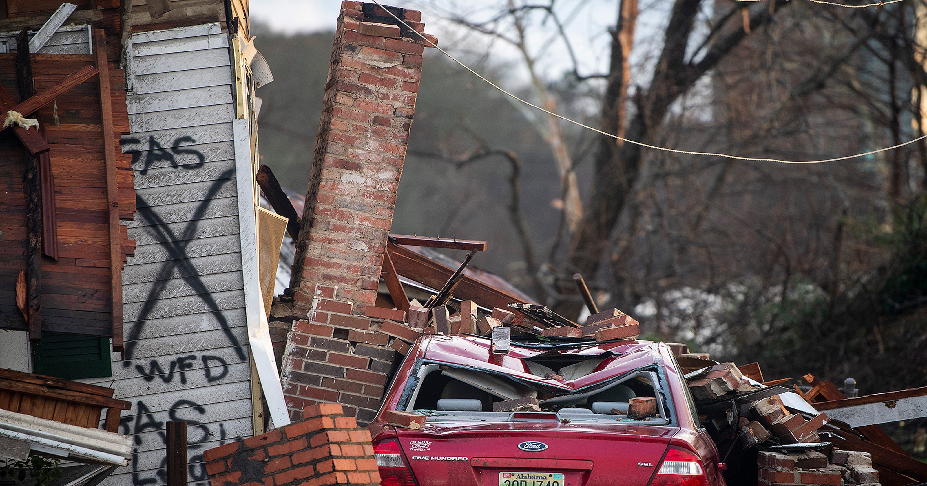 Wetumpka tornado See the damage caused in the Alabama town