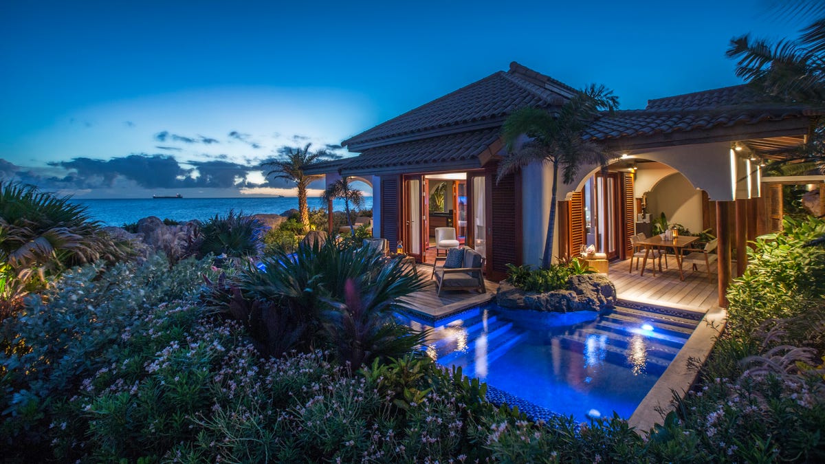 Rates for the Honeymoon Suites at Baoase Luxury Resort start at $875 per night.