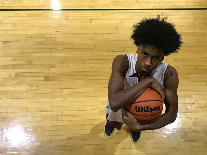 Bridgeton's Dre Fentress is averaging 12 points per game in his first season with the Bulldogs. Basketball is an escape for Fentress, whose parents were murdered when he was a child.