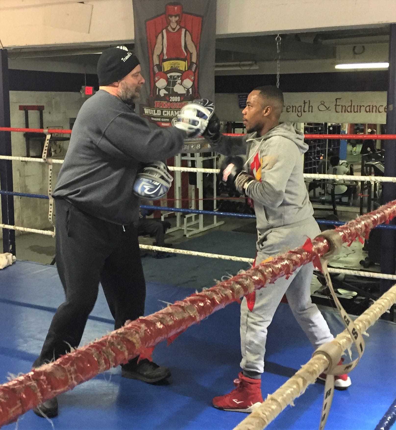 Being in the boxing gym makes Soucy