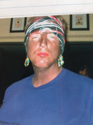 Florida Secretary of State Mike Ertel, then Seminole County Supervisor of Elections, in blackface at 2005 Halloween party.