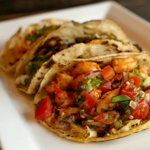 The assorted tacos are not on the menu – they are...